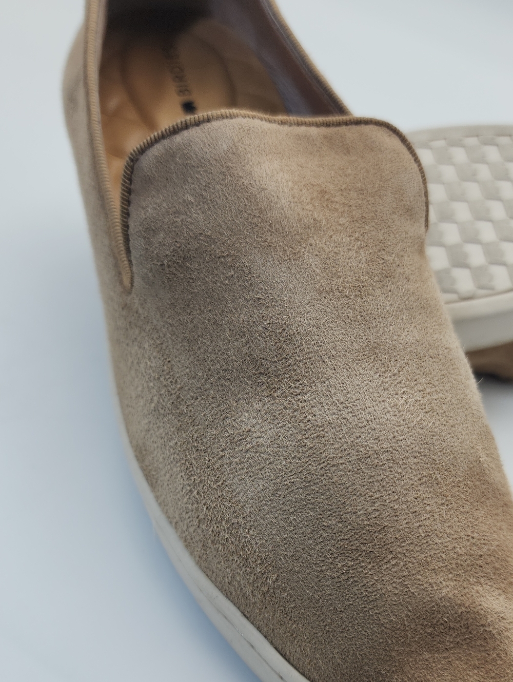 Birdies "The Swift" Tan Suede Slip-On Loafer Sneakers Size 7 - Picture 14 of 14
